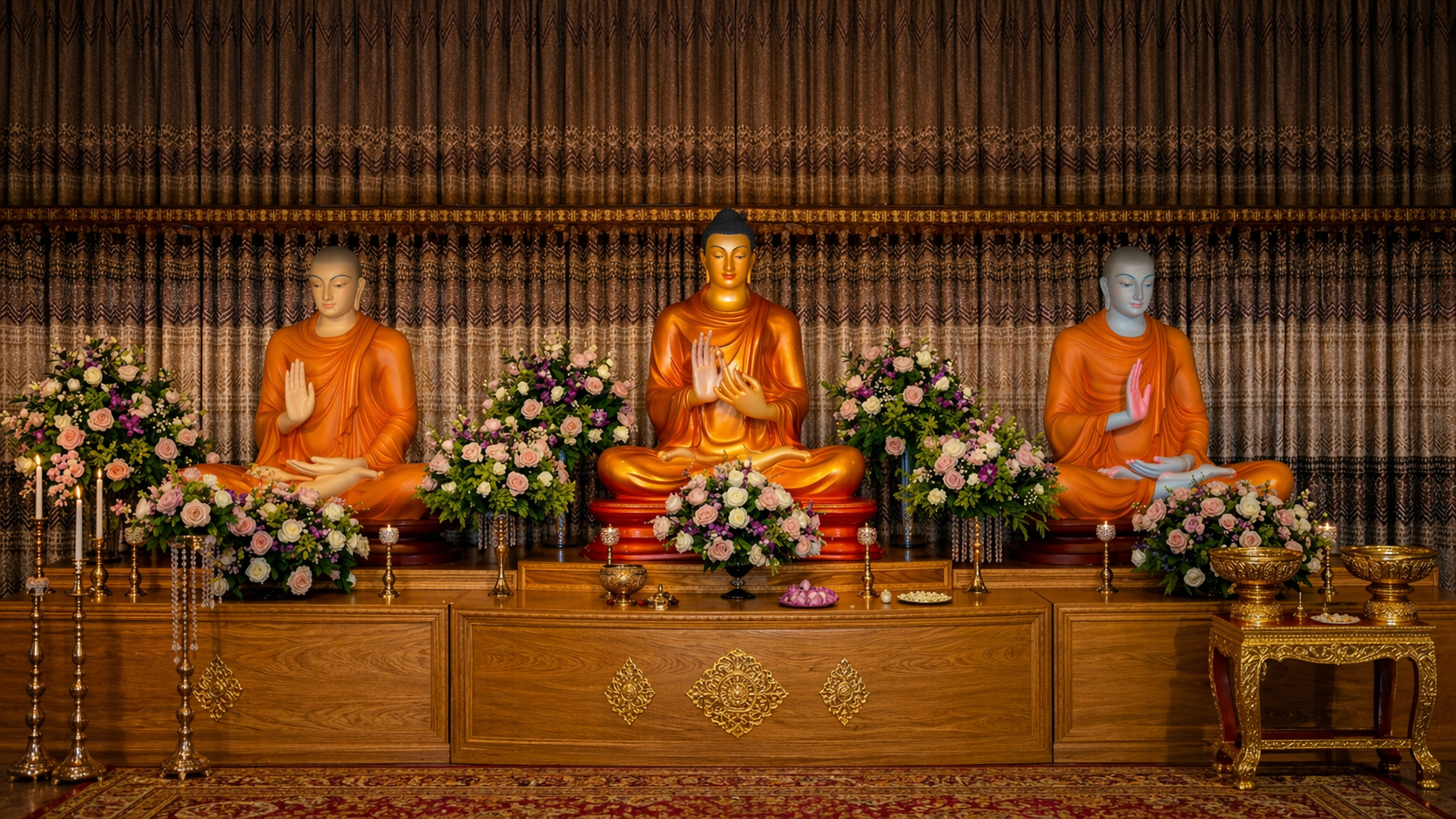 Mahamevnawa Buddhist Center altar