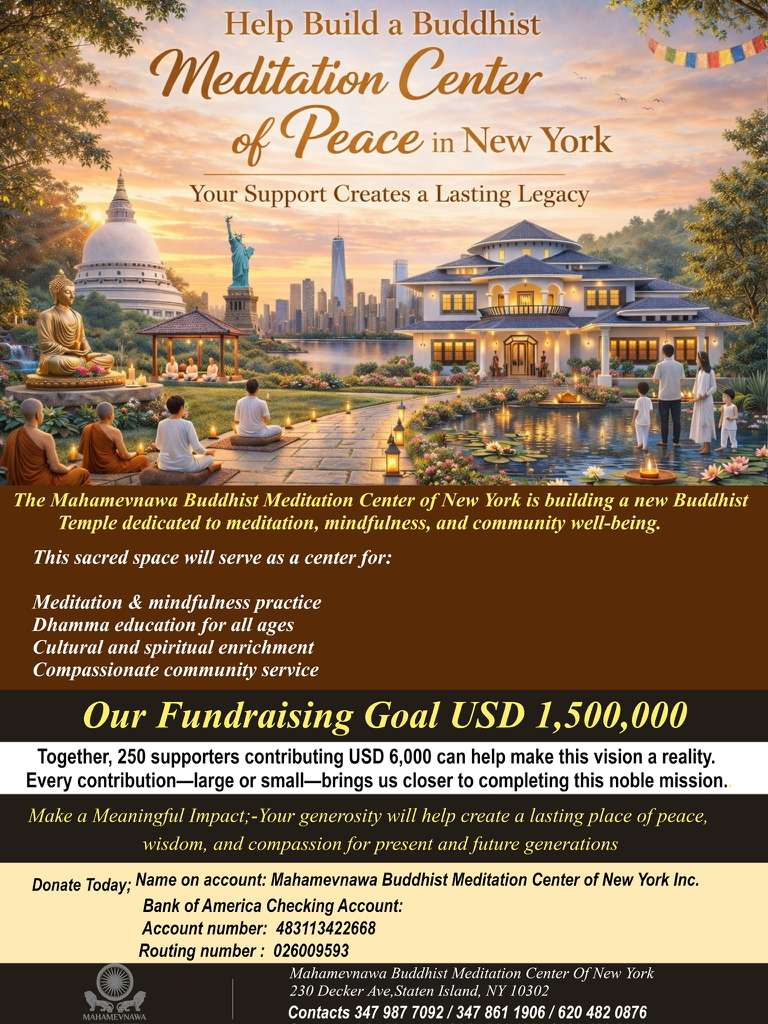 Fundraiser flyer in English